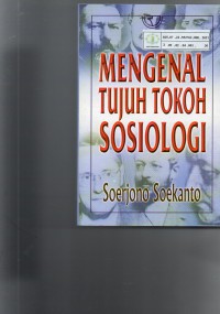 Image of Mengenal Tujuh Tokoh Sosiologi